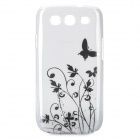 Capa Borboleta Plástico - Samsung Galaxy S3 - Prata - 144056