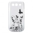 Capa Borboleta Plástico - Samsung Galaxy S3 - Prata - 144056