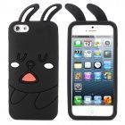Capa Coelho Silicone - Iphone 4/4S - Preto - 232792