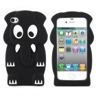 Capa Elefante Silicone - Iphone 4/4S - Preto - 232752