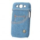 Capa Jeans Pano - Samsung Galaxy S3 - Azul - 154341